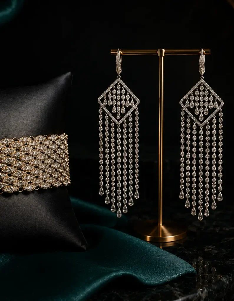 Earrings that look like dreamcatchers